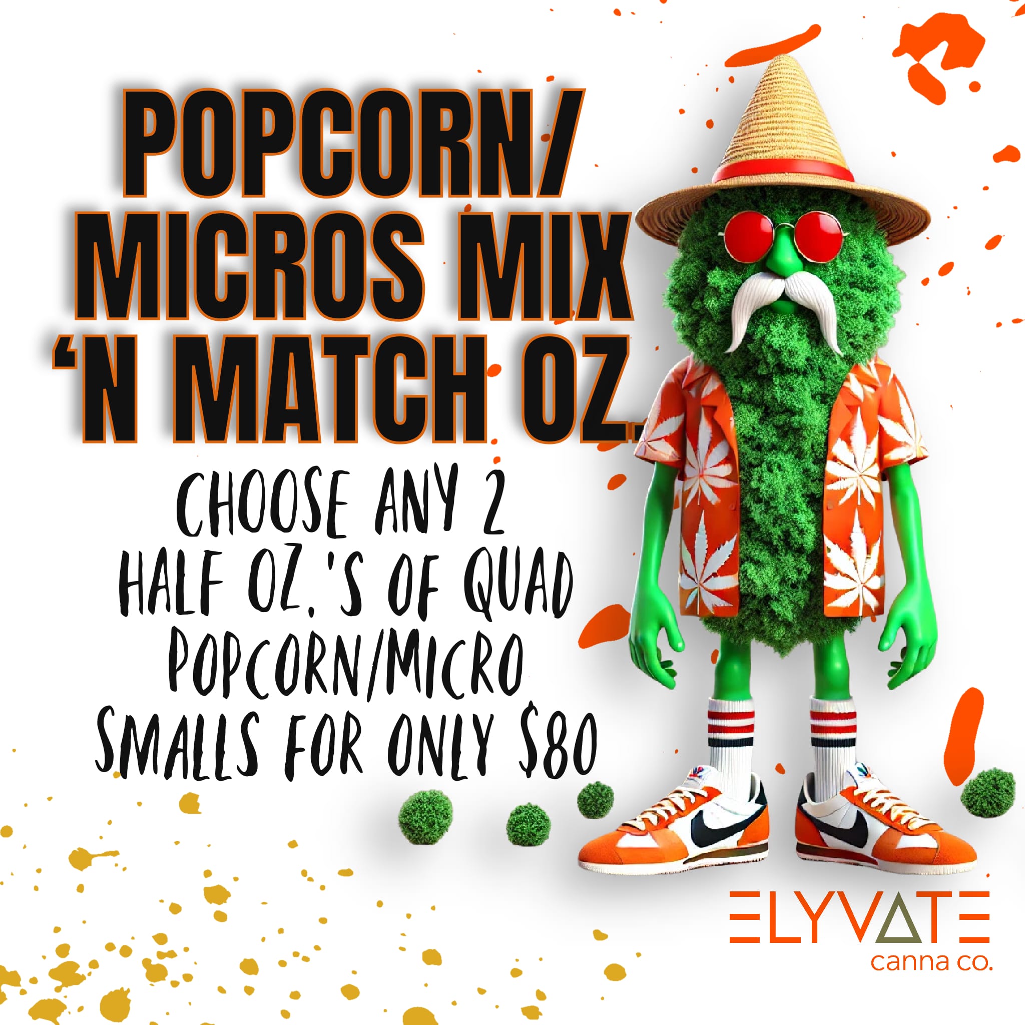 Quad 'Popcorn/Micro' Smalls • Mix & Match Oz
