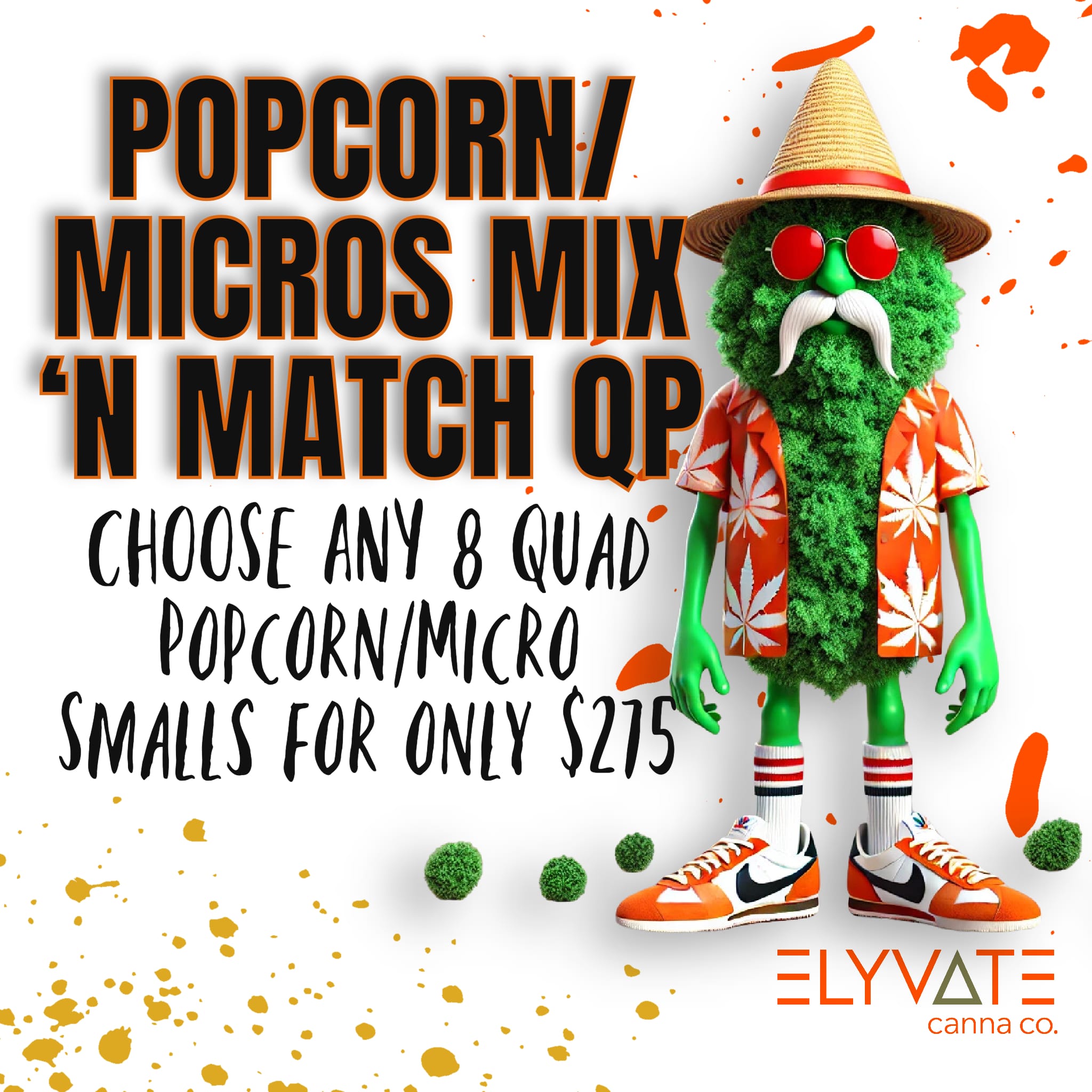 Quad 'Popcorn/Micro' Smalls • Mix & Match QP
