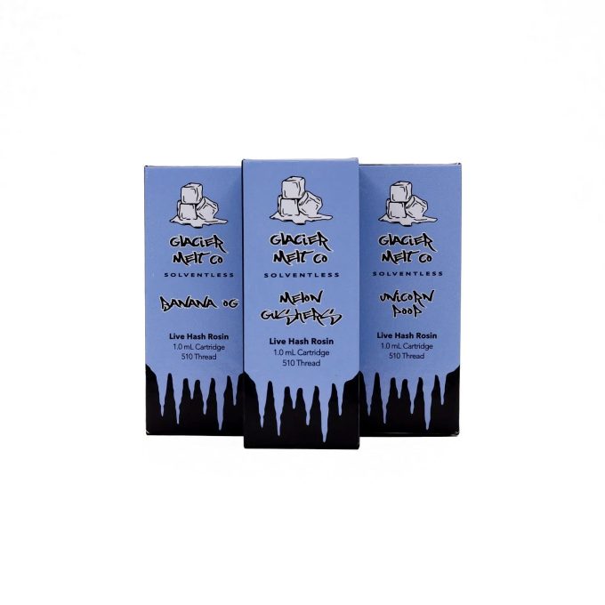 GLACIER MELT CO. – LIVE HASH RESIN CARTRIDGE (1G)