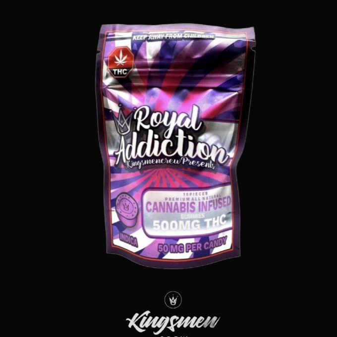 500MG THC Royal Addiction Gummies(Kingsmen Crew)