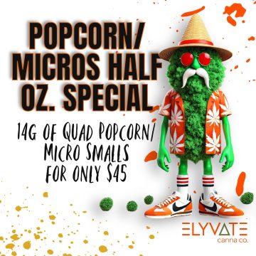 Quad 'Popcorn/Micro' Smalls • Half Oz.